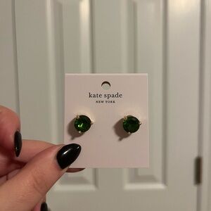 Kate Spade Green Stud Earrings